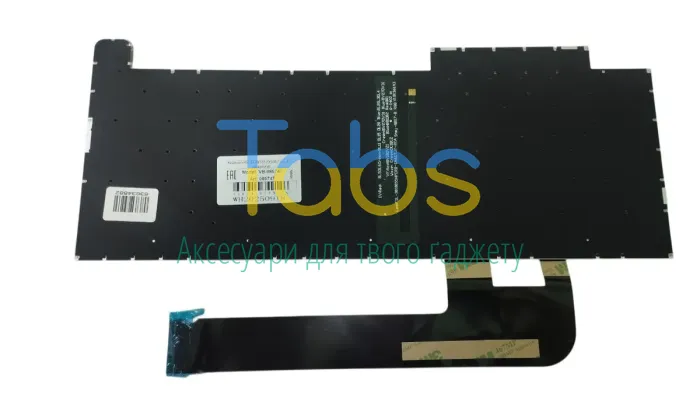Клавиатура для ноутбука Asus FA506, FX506 Series Black, (No Frame), с цветной подсветкой, RU - зображення 1