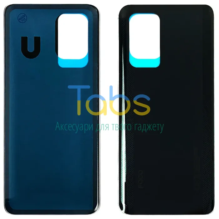Задняя крышка для Xiaomi Poco F5 Pro (чорна) Original Quality - изображение 1