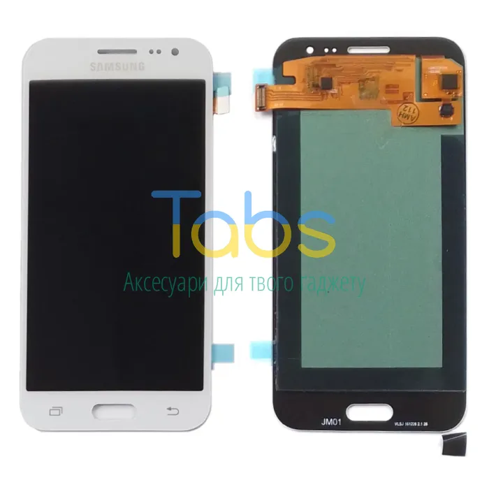 Дисплей для Samsung Galaxy J2 J200H з тачскріном Розпродаж (білий OLED) - изображение 1