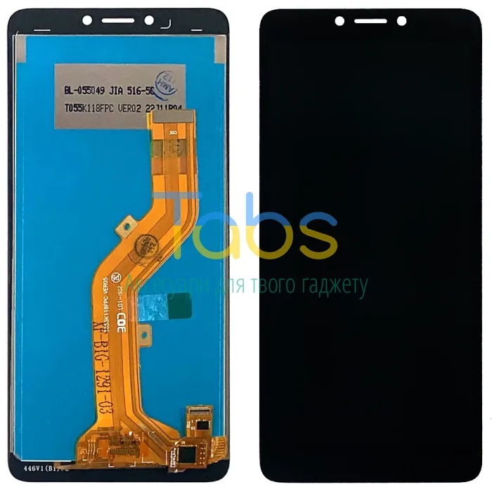 Дисплей для Tecno Pop 2F B1G з тачскріном (чорний) - изображение 1