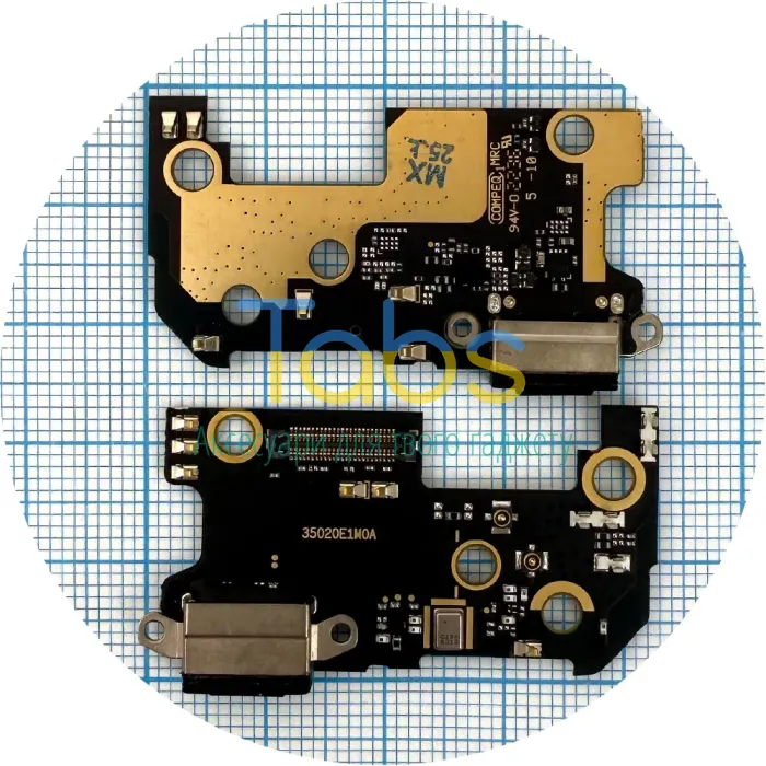 Шлейф Xiaomi Mi 8 Mi8 M1803E1A з роз'ємом зарядки та мікрофоном Оригінал 100% - нижня плата - зображення 1