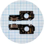 Шлейф Xiaomi Poco X5 5G, Redmi Note 12 5G з роз'ємом зарядки та мікрофоном - нижня плата High Quality