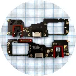 Шлейф OnePlus Nord CE 2 5G IV2201 з роз'ємами зарядки, навушників та мікрофоном - нижня плата Original Quality