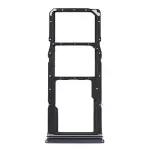 Тримач Sim картки Samsung Galaxy A9 2018 A920F (чорний на 2 SIM + MicroSD)