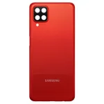 Задня кришка для Samsung Galaxy A12 A125F (червона зі склом камери) Original Quality