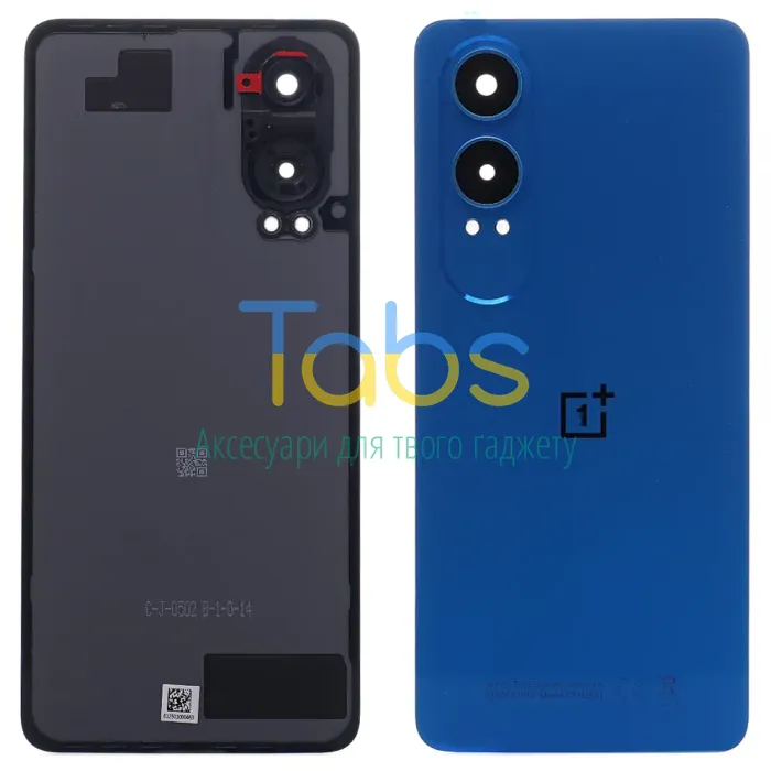 Задня кришка для OnePlus Nord CE 4 Lite 5G (блакитна зі склом камери) Original Quality - зображення 1