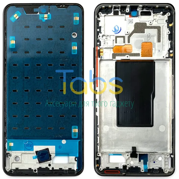 Рамка дисплея Xiaomi 12T, 12T Pro (чорна ) Original Quality - зображення 1