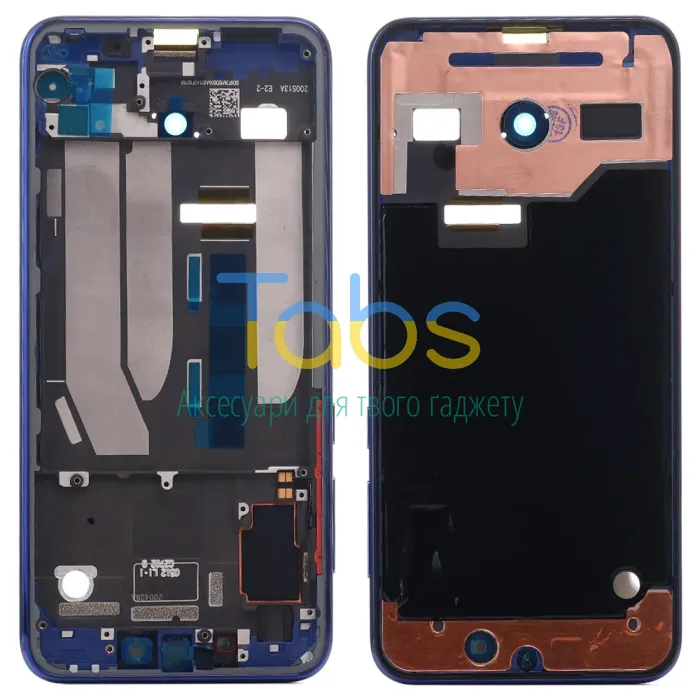 Рамка дисплея Xiaomi Mi 9 SE (синя ) Original Quality - изображение 1