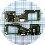 Шлейф Oppo A96 4G CPH2333, OnePlus Nord N20 5G з роз'ємами зарядки, навушників та мікрофоном - нижня плата Original Quality