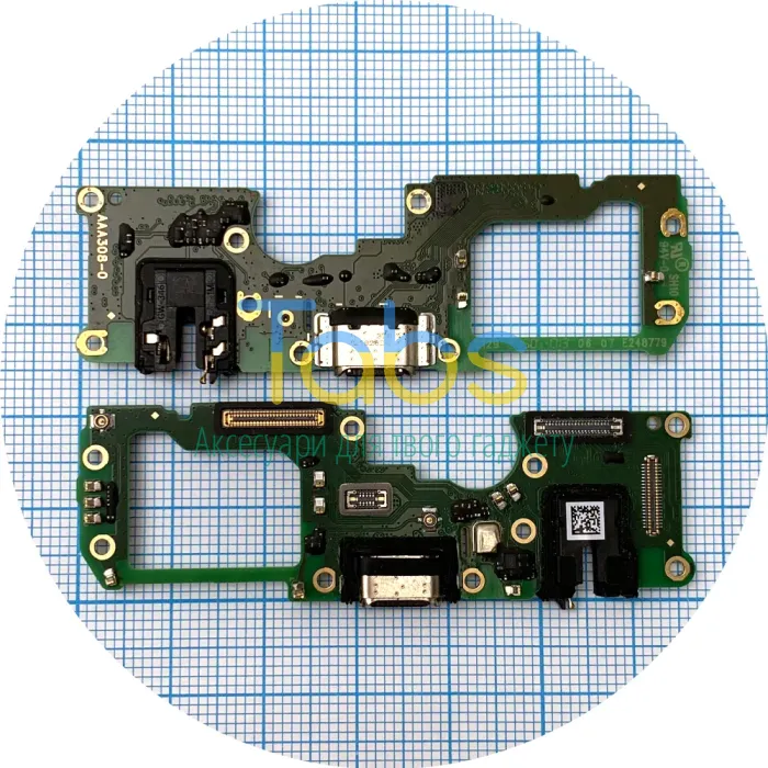 Шлейф Oppo A96 4G CPH2333, OnePlus Nord N20 5G з роз'ємами зарядки, навушників та мікрофоном - нижня плата Original Quality - зображення 1