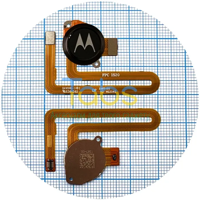 Шлейф Motorola Moto G8 Power XT2041 із сканером відбитка пальця (чорний) - зображення 1