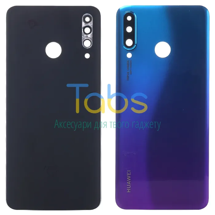 Задня кришка для Huawei P30 Lite MAR-LX1 (уцінка - 48MP синя зі склом камери) Original Quality - зображення 1