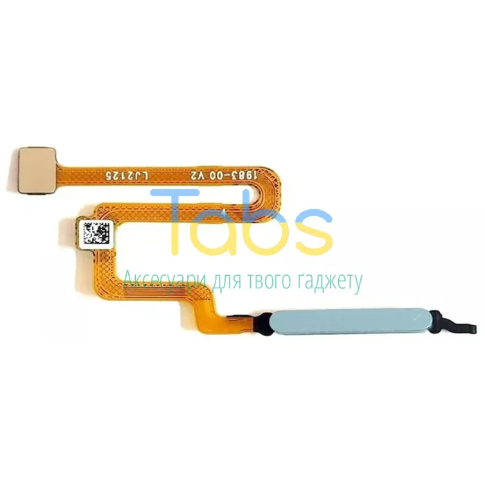 Шлейф для Xiaomi Redmi Note 12 Pro 4G зі сканером відбитка пальця (блакитний ) Original Quality - зображення 1
