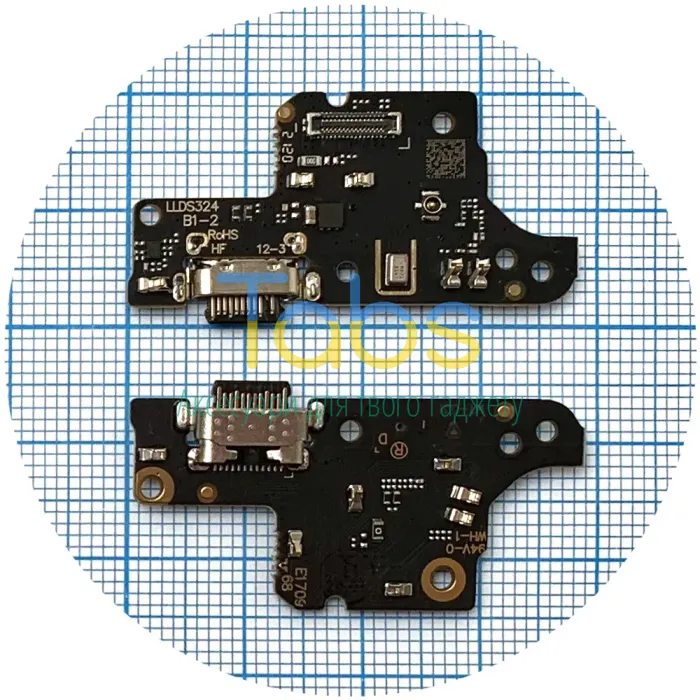 Шлейф Motorola Moto G31 XT2173-3 з роз'ємом зарядки та мікрофоном - нижня плата High Quality - зображення 1