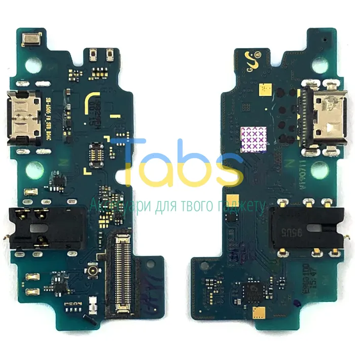 Шлейф Samsung Galaxy A50 2019 A505F з роз'ємом зарядки, навушників та мікрофоном Оригінал Китай - нижня плата - зображення 1