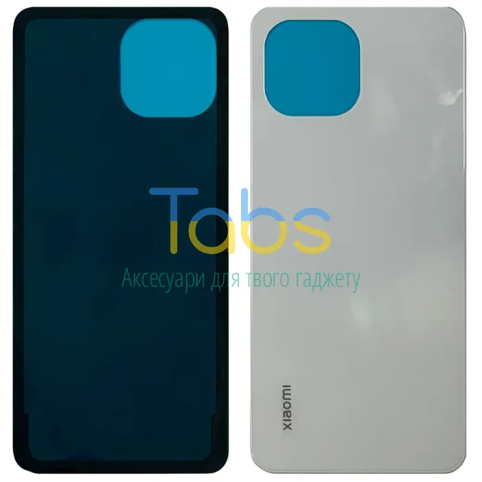 Задня кришка для Xiaomi 11 Lite 5G NE, Mi 11 Lite (біла) Original Quality - зображення 1