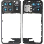 Рамка корпусу Motorola Moto G15 Power XT2521-5, Moto G15 XT2521-3 (сіра зі склом камери)