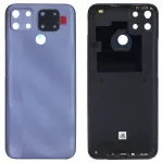Задняя крышка Realme C25, C25s (синяя Original New со стеклом камеры)