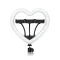 Лампа RGB JM33-13 33cm (Heart Style) з трьома тримачами Чорний