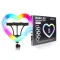 Лампа RGB JM33-13 33cm (Heart Style) з трьома тримачами Чорний
