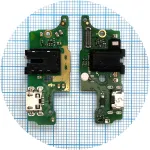 Шлейф Tecno Spark 8p KG7H KG7 KG7n з роз'ємами зарядки та навушників, мікрофоном - нижня плата Original Quality