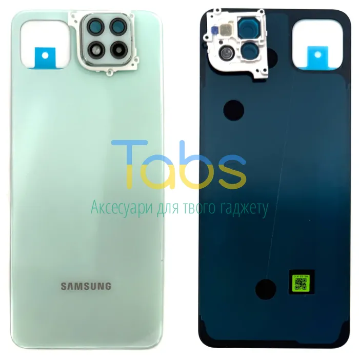 Задня кришка для Samsung Galaxy A22 5G A226B (м'ятна  зі склом камери) Original Quality - зображення 1