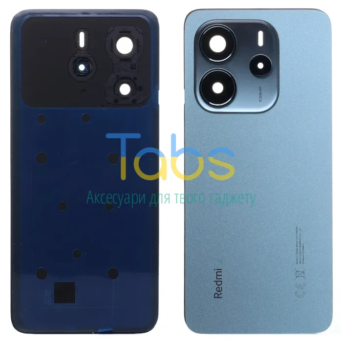 Задня кришка для Xiaomi Redmi Note 14 4G (версія European 161 мм) (блакитна Original New зі склом камери) - зображення 1