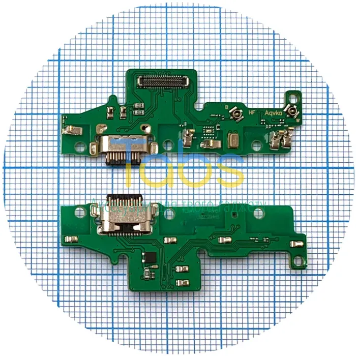 Шлейф Motorola Moto G60s XT2133-2 з роз'ємом зарядки та мікрофоном - нижня плата High Quality - зображення 1