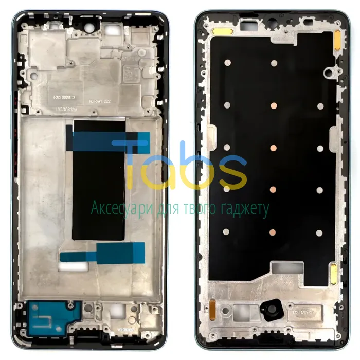 Рамка дисплея Xiaomi Redmi Note 13 Pro 5G, Poco X6 5G (блакитна ) Original Quality - изображение 1