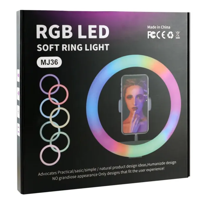 Лампа RGB Crystal 3D-36 36cm Прозорий - изображение 2