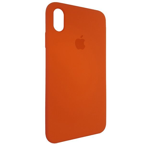 Чехол Copy Silicone Case iPhone XS Max Orange (13)