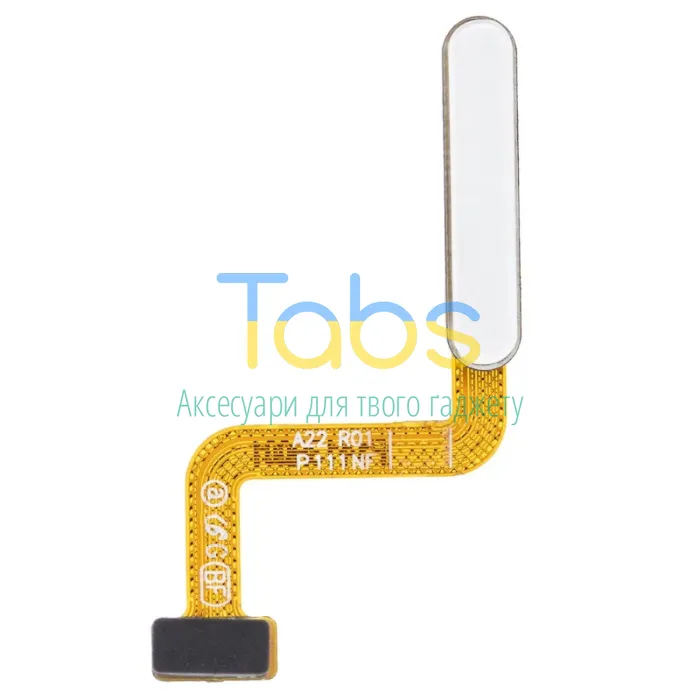 Шлейф Samsung Galaxy A22 4G A225F з кнопкою ввімкнення та сканером відбитка (білий) Original Quality - зображення 1