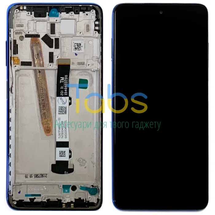 Дисплей для Xiaomi Poco X3 X3 Pro X3 NFC з тачскріном і рамкою (синій ) Original PRC - зображення 1