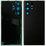 Задня кришка для Samsung Galaxy S22 Ultra 5G S908 (чорна Original New зі склом камери)