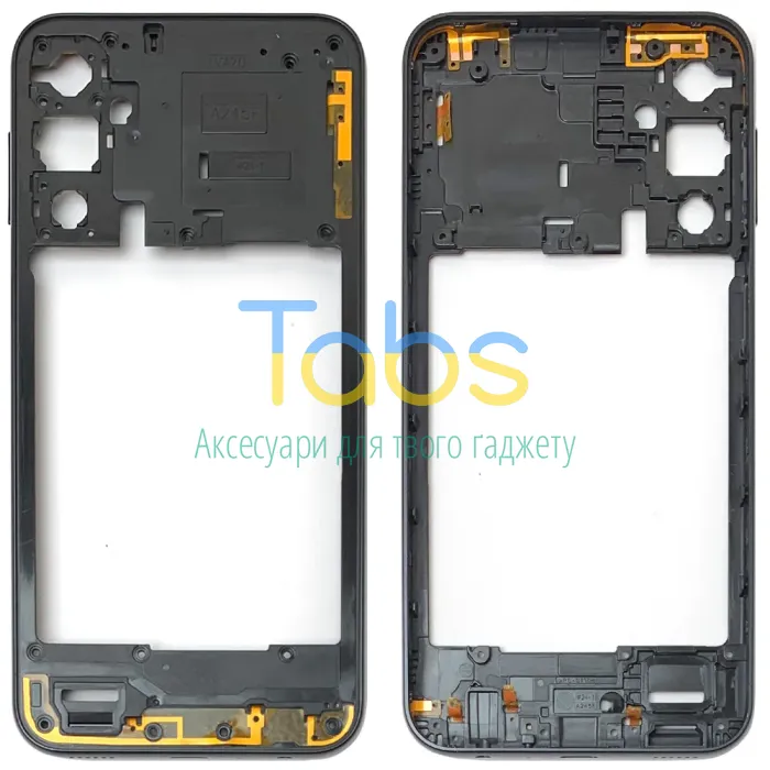Рамка корпусу Samsung Galaxy A24 A245F (чорна) - зображення 1