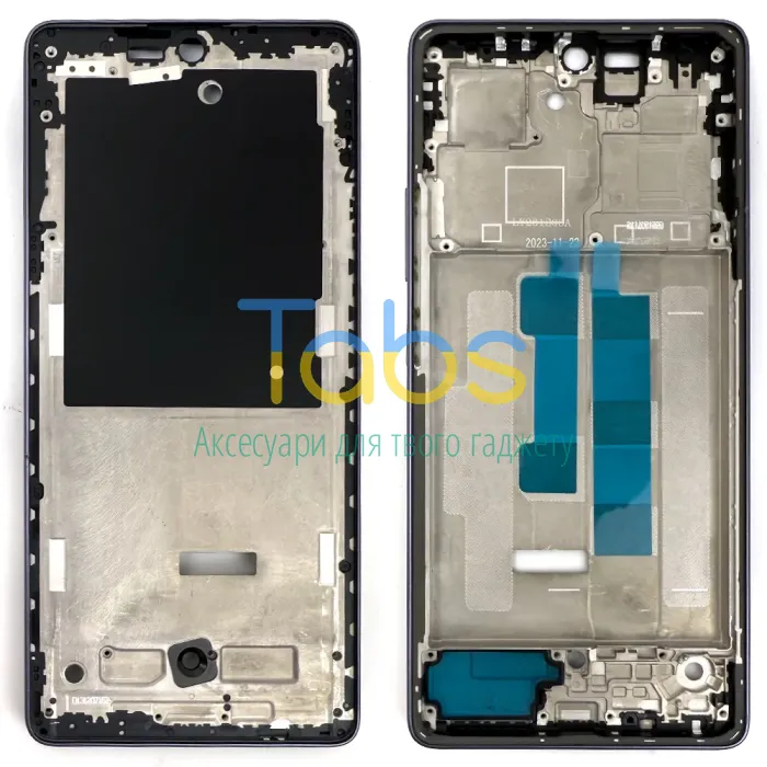Рамка дисплея Xiaomi Redmi Note 13 Pro 4G, Poco M6 Pro 4G (фіолетова ) Original Quality - зображення 1