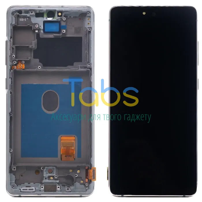 Дисплей для Samsung Galaxy S20 FE G780F G781B з тачскріном (оригінал OEM SP із сріблястою рамкою) - изображение 1