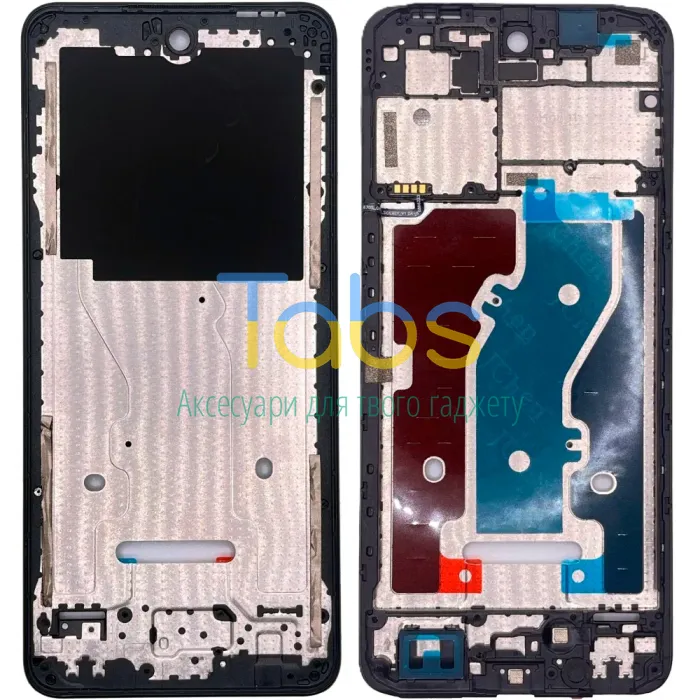 Рамка дисплея ZTE Blade A75 (чорна) - зображення 1
