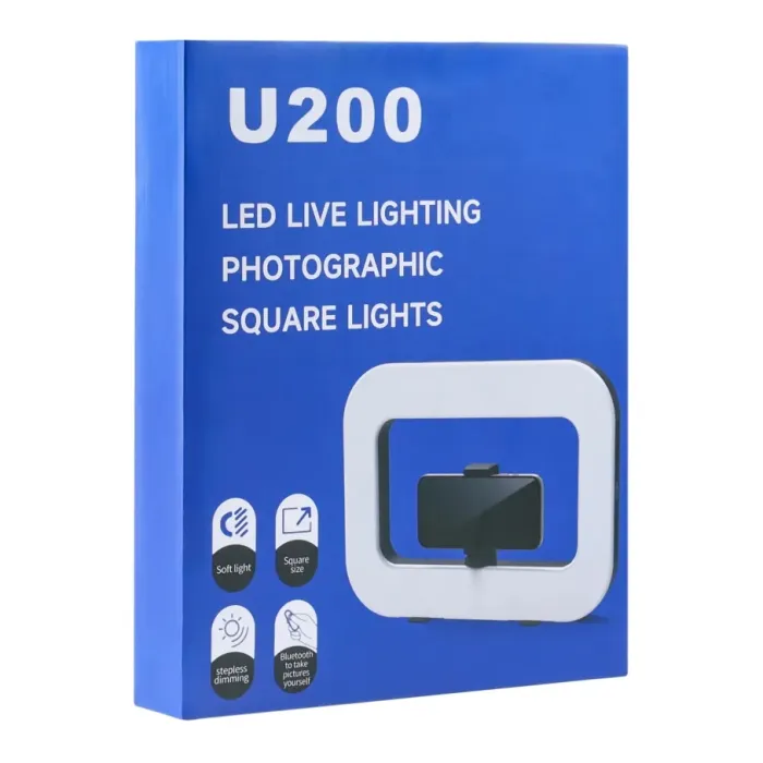 Студійна LED Лампа U200 8000mAh Чорний - зображення 2