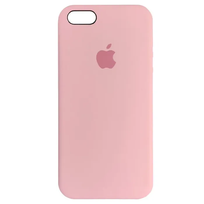 Чохол Quality Silicone Case iPhone 5/5s/5SE Light Pink (6)