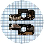 Шлейф Xiaomi Poco M4 Pro, Redmi Note 11, Note 11S роз'ємом зарядки та мікрофоном - нижня плата High Quality