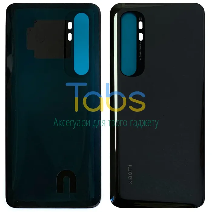 Задня кришка для Xiaomi Mi Note 10 Lite (чорна) - зображення 1