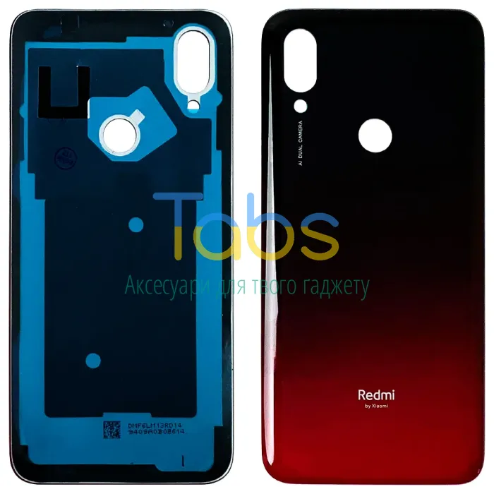 Задня кришка для Xiaomi Redmi 7 m1810f6lg (червона) Original Quality - зображення 1