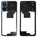 Рамка корпусу Xiaomi Redmi 13C (синя зі склом камери)