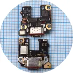 Шлейф Motorola Edge 40 Neo XT2307-1 з роз'ємом зарядки та мікрофоном - нижня плата (оригінал 100%)