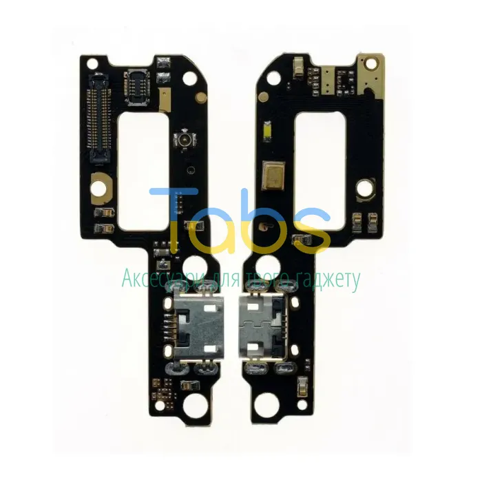 Шлейф Xiaomi Mi A2 Lite, Redmi 6 Pro m1805d1sg з роз'ємом зарядки та мікрофоном - нижня плата - зображення 1