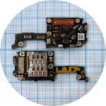 Шлейф OnePlus 10 Pro з роз'ємом Sim-карти та мікрофоном - плата Original Quality