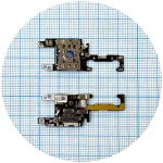 Шлейф Huawei P50 Pro з роз'ємом Sim-карти та мікрофоном - плата Original Quality