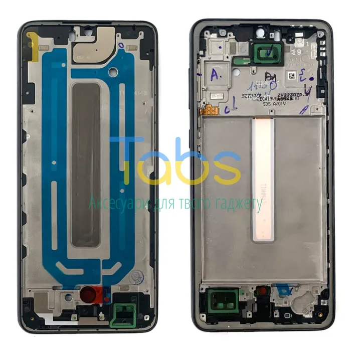 Рамка дисплея Samsung Galaxy A33 5G A336B (чорна ) Original Quality - зображення 1