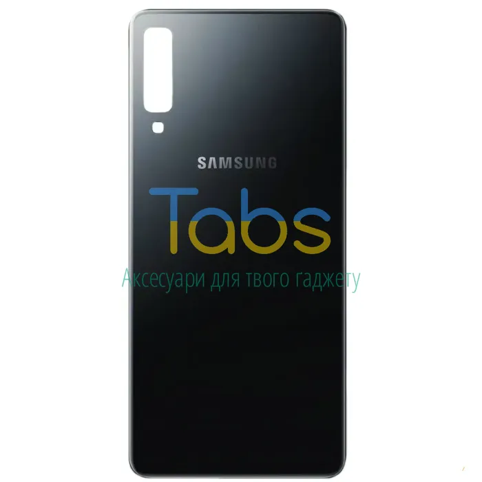 Задняя крышка для Samsung Galaxy A7 2018 A750F (чорна) Original Quality - изображение 1